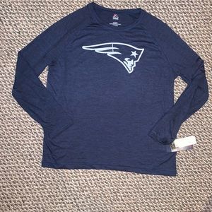 New England Patriots Athletic Long Sleeve Shirt